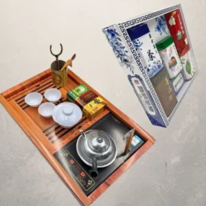 紙紮用品 茶具組+茶葉組 傳統茶具(附封條 滿七 百日 對年 往生用品)