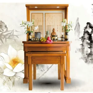 4尺2時尚日式柚木神桌