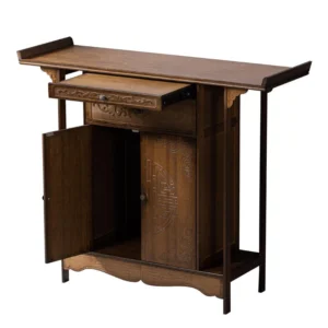 中式雕花木質佛龕/香案＋下櫃收納